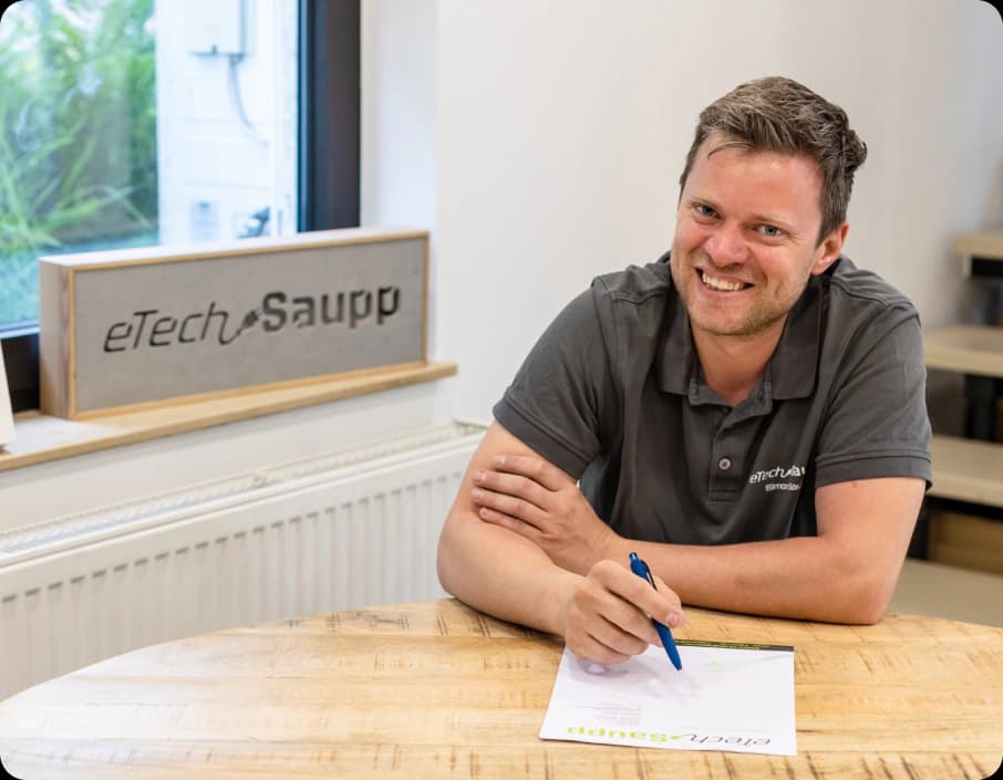 Das Team von eTech Saupp aus Flein bei Heilbronn
